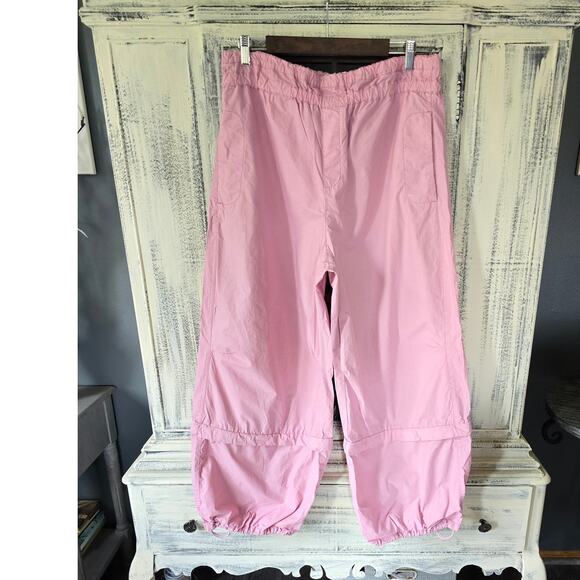 NWT Pilcro Cargo Pink Balloon Pants - Large - Picture 5 of 5